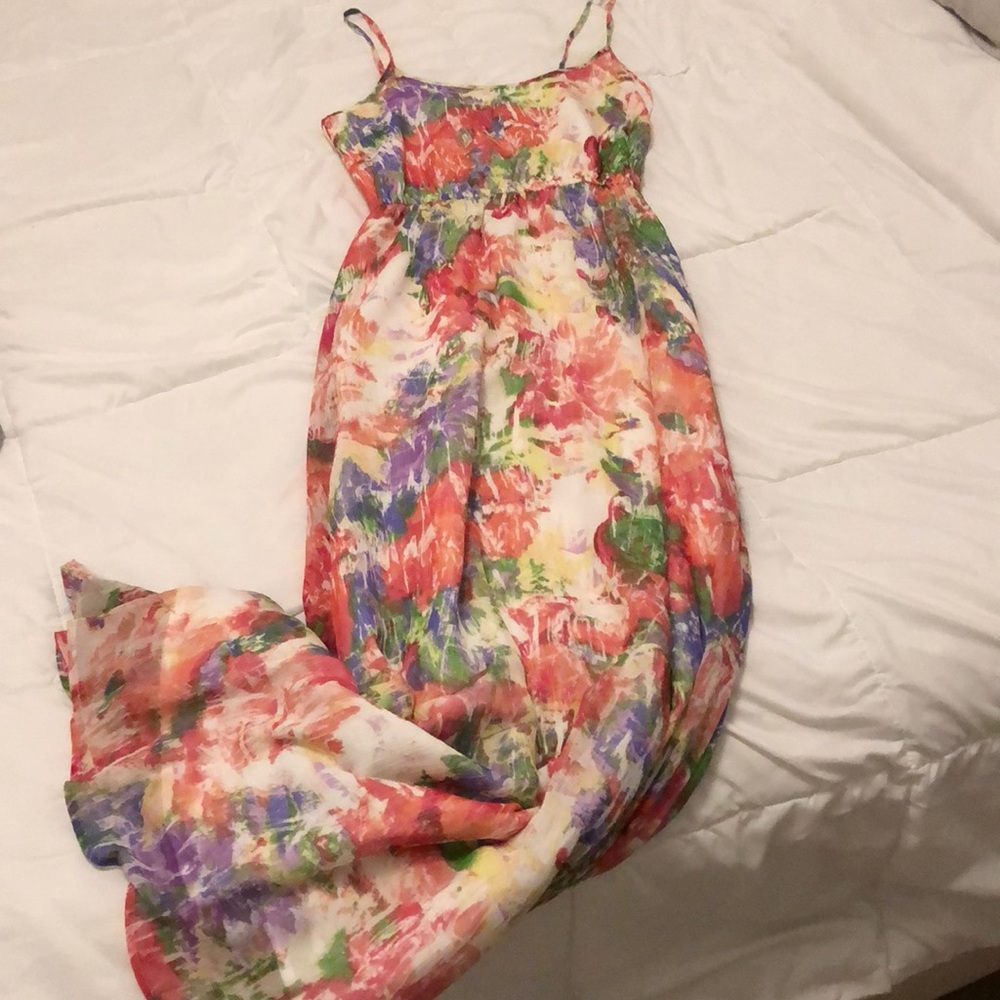 JACK BY BB Dakota watercolor maxi dress size 0